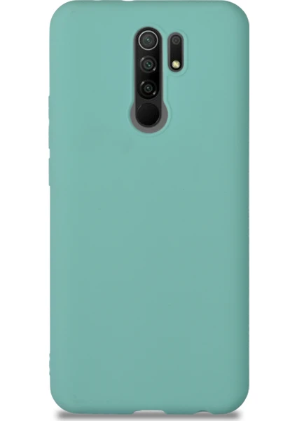 Caseart Xiaomi Redmi 9 Kılıf Kamera Korumalı Premier Silikon Kapak - Turkuaz