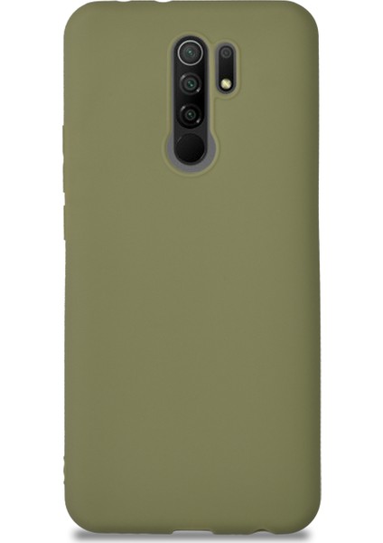 Xiaomi Redmi 9 Kılıf Kamera Korumalı Premier Silikon Kapak - Su Yeşili