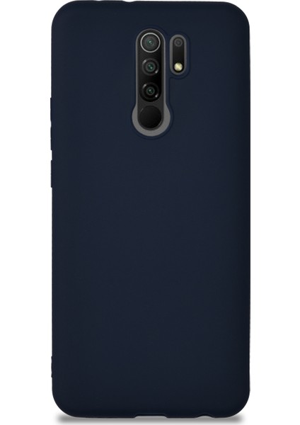 Xiaomi Redmi 9 Kılıf Kamera Korumalı Premier Silikon Kapak - Lacivert