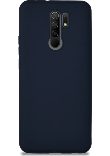 Caseart Xiaomi Redmi 9 Kılıf Kamera Korumalı Premier Silikon Kapak - Lacivert