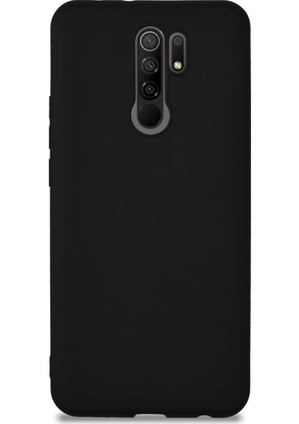 Xiaomi Redmi 9 Kılıf Kamera Korumalı Premier Silikon Kapak - Siyah