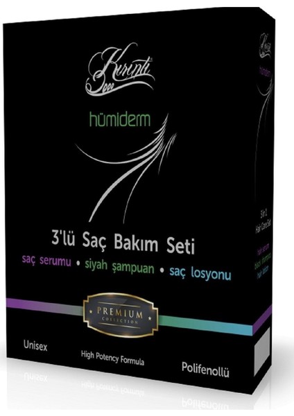 Hümiderm 3&#X27;LÜ Saç Bakım Seti