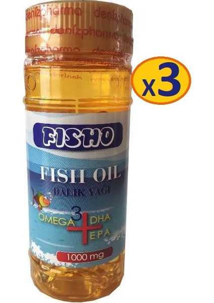 Omega 3 Balık Yağı 60 Kapsül - 3 Adet