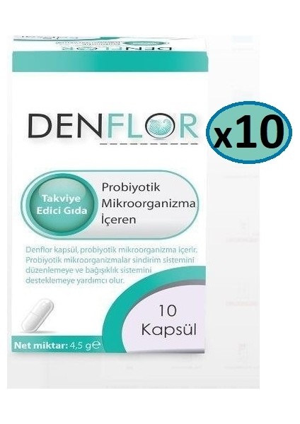 Probiyotik 10 Kapsül - 10 Kutu