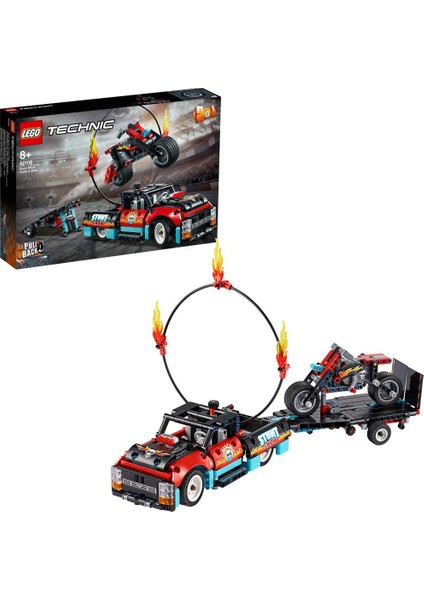 LEGO® Technic 42106 Gösteri Kamyoneti ve Motosikleti