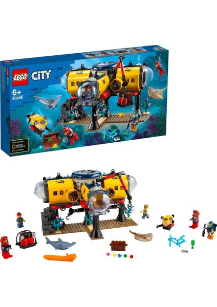 City Okyanus Keşif Üssü 60265 Yapım Seti (497 Parça)