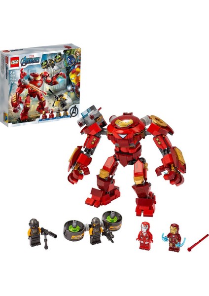 ® Marvel Avengers 76164 Iron Man Hulkbuster A.I.M. Ajanına Karşı Süper Kahraman Çocuk Oyuncak Yapım Seti (456 Parça)