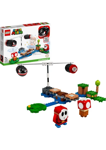 LEGO® Super Mario# 71366 Boomer Bill Baraj Ateşi Ek Macera Seti Yapım Seti Yaratıcı Çocuklar için Koleksiyonluk  Oyuncak