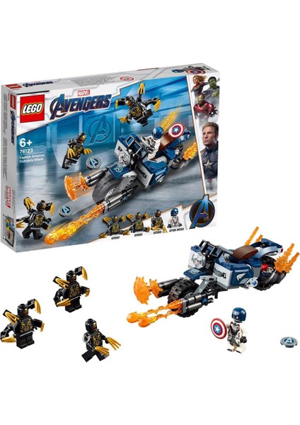 LEGO® Super Heroes 76123 Captain America: Outrider Saldırısı