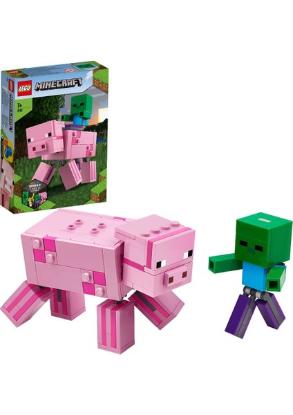 ® Minecraft# 21157 BigFig Domuz ile Bebek Zombi