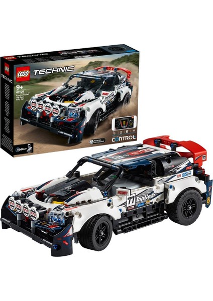 LEGO® Technic 42109 Uzaktan Kumandalı Top Gear Ralli Arabası Yapım Seti (463 Parça) - Çocuk ve Yetişkin için Koleksiyonluk Oyuncak Araba