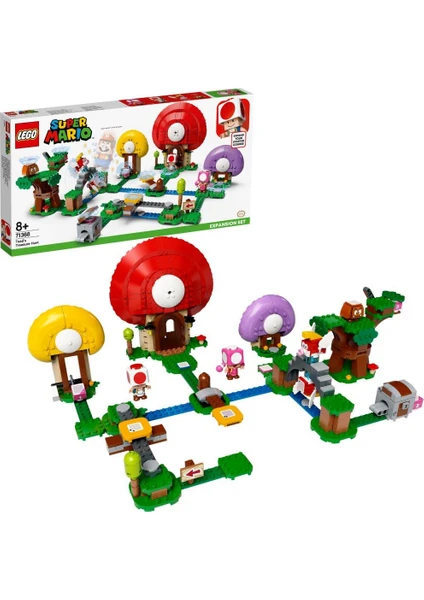 LEGO® Super Mario# 71368 Toad'un Hazine Avı Ek Macera Seti Yapım Seti Yaratıcı Çocuklar için Özel bir Oyuncak (1010 Parça)