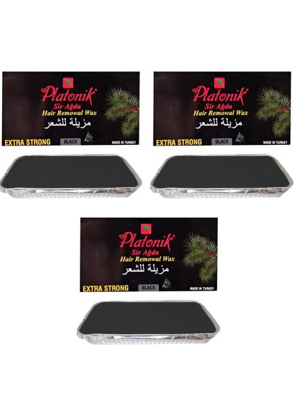 Black Kalıp Ağda 400 gr x 3'lü (Siyah-Sert Ciltler Için)