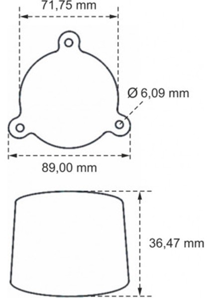 6'lı LED Şapka Tip Lamba 12 - 24 V 2 Adet