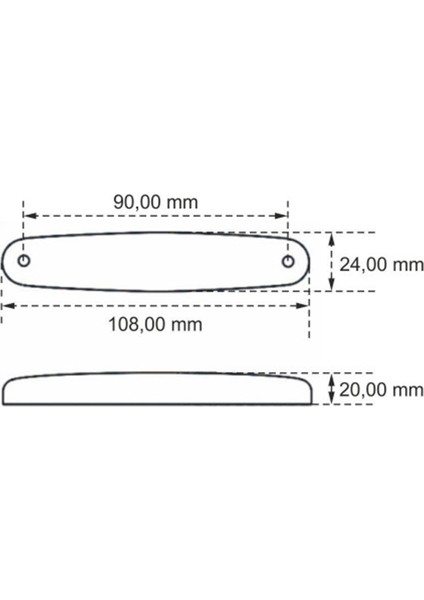 Neon LED Lamba 12 - 24 V 5 Adet 10.5 CM