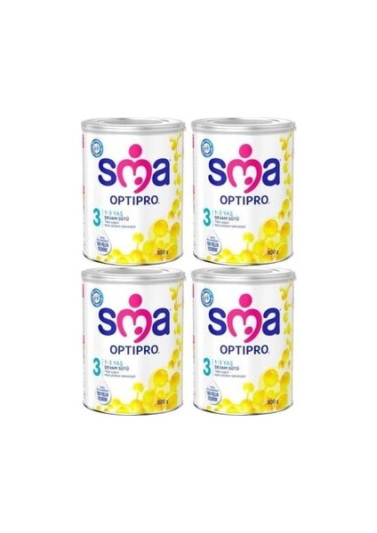 3 Optipro Çocuk Devam Sütü 800 gr x 4 Adet