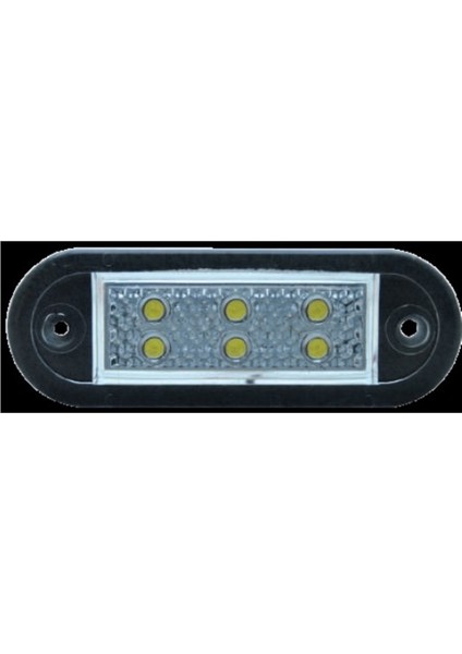 6'lı LED Universal Plaka Lamba 12 - 24 V Beyaz 2 Adet fiyatları