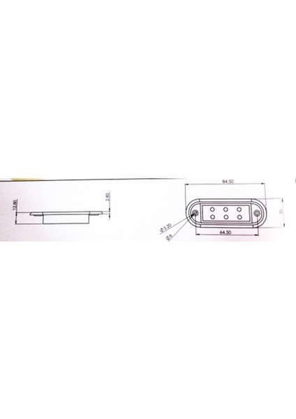 6'lı LED Universal Plaka Lamba 12 - 24 V Beyaz 2 Adet indirimleri