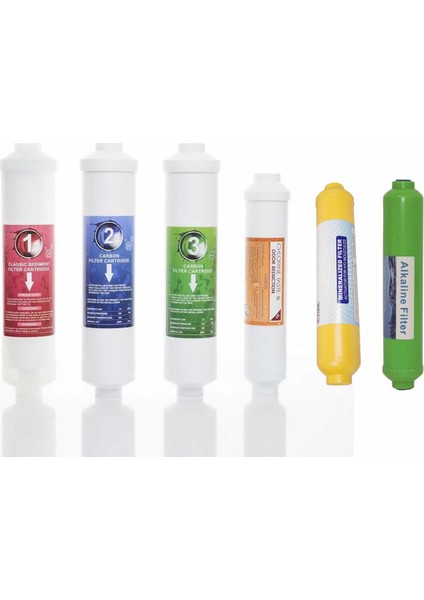 Su Arıtma Cihazı 6 lı Filtre Takımı inline