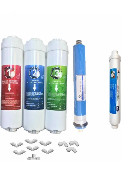 5 Aşama Inline Filtre Seti