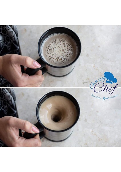 Karıştırıcı Özellikli Mikser Kupa Bardak Self Stirring Mug