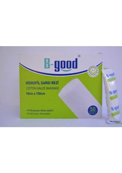 Hidrofil Sargı Bezi 10cmX150cm 50 Adet