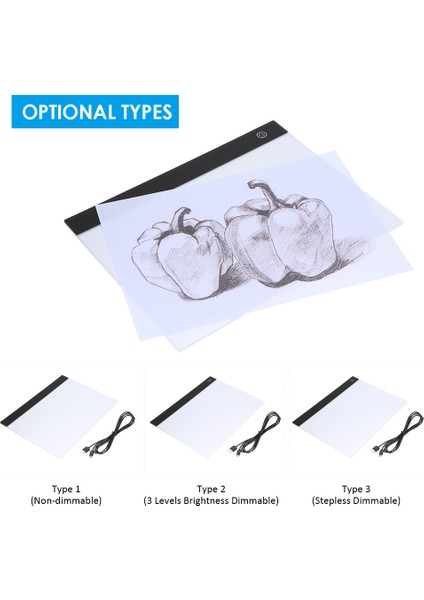 LED Grafik Tablet Yazma Boyama Işık Kutusu (Yurt Dışından)