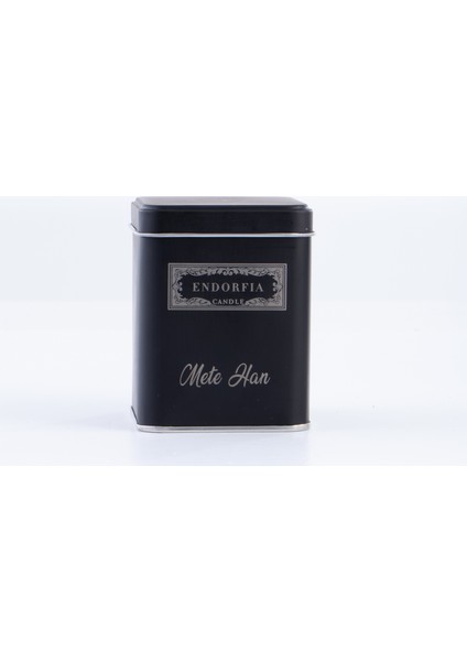 Mat Siyah Metal Kavanozda Kokulu Mum Soft Touch modelleri