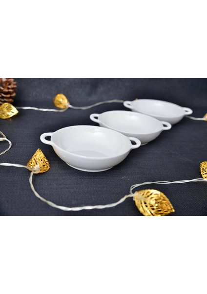 3 Lü Porselen Meze Tabağı / Küçük Boy fırsatları