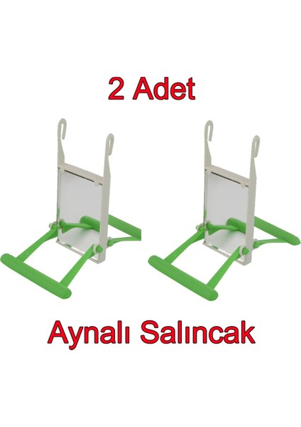 Kuş Kafesi Aynalı Salıncak Aynalı Kuş Salıncağı Tüneği- 2 Adet