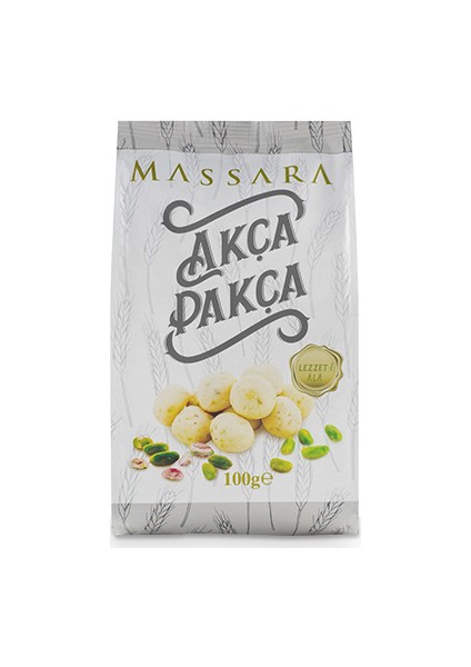 Akça Pakça Antep Fıstıklı Unlu Tereyağlı Kurabiye 100 gr