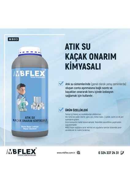 MB Flex Atık Su Kaçak Onarım Kimyasalı