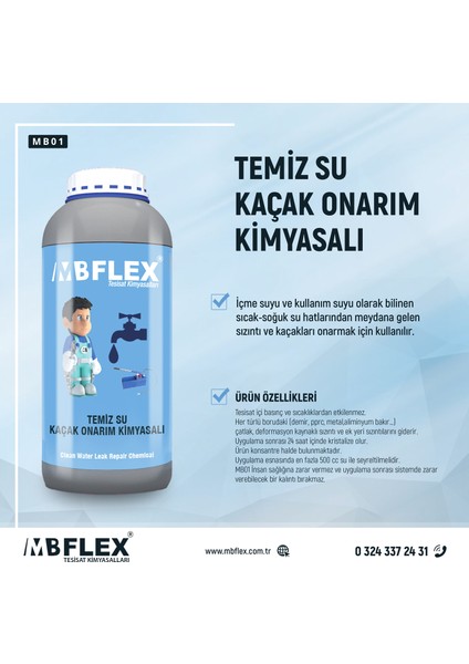 MB Flex Temiz Su Kaçak Su Onarım Kimyasalı