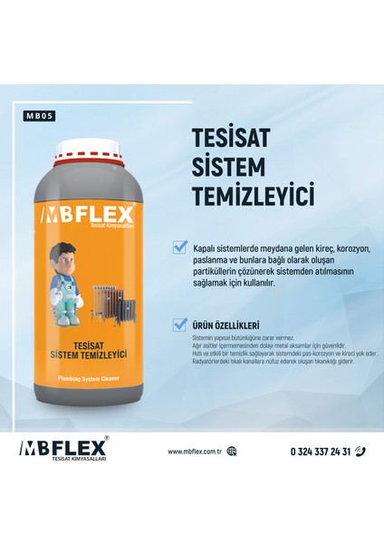 MB Flex Kalorifer Sistem Temizleyici