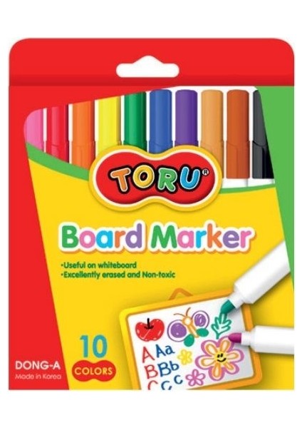 Toru Board Marker Tahta Kalemi 10 Renk