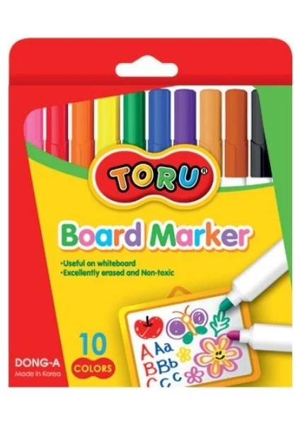 Dong-A Toru Board Marker Tahta Kalemi 10 Renk