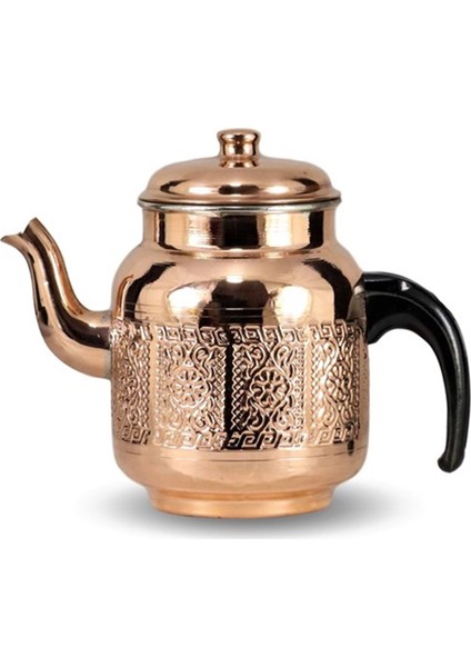 Işlemeli Kahveci Bakır Çaydanlık 1,80 Lt