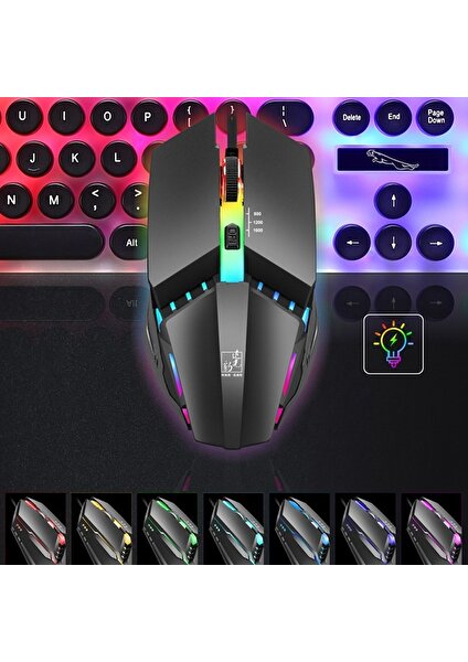 K3  Işıklı Kablolu Oyuncu- Gaming Mouse AL-32504