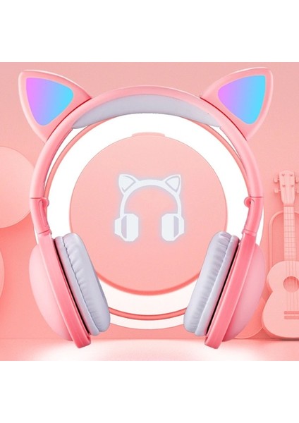 Kedi Kulak Kulaküstü Bluetooth 5.0 Kablosuz Kulaklık AL-32615