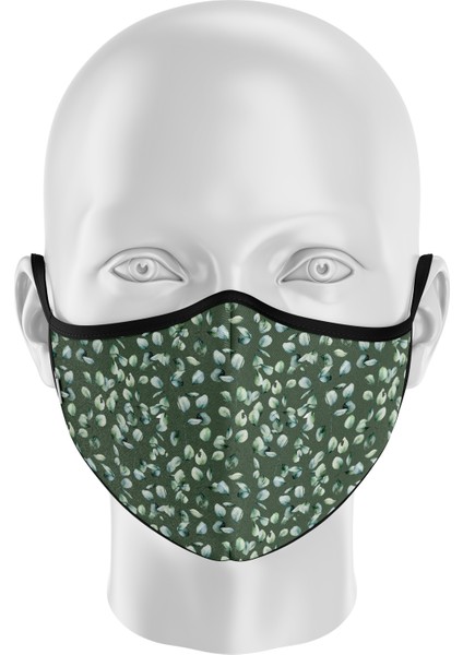 Gümüş Iyonlu Yıkanabilir Maske - Ipeks, Yaprak