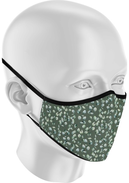 Gümüş Iyonlu Yıkanabilir Maske - Ipeks, Yaprak
