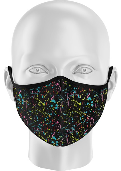 Çocuk | Gümüş Iyonlu Yıkanabilir Maske - Ipeks, Boya