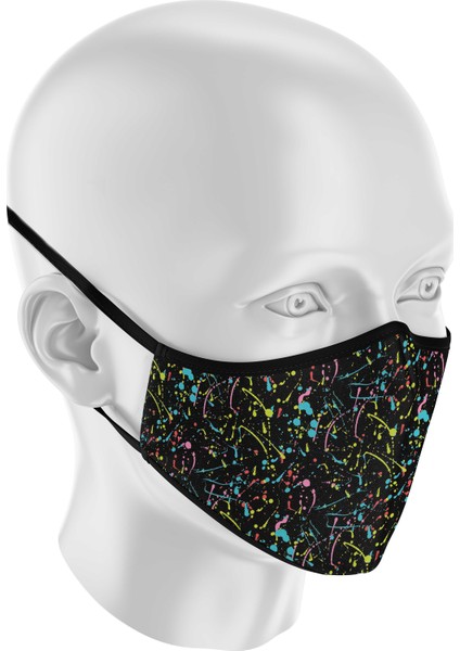 Çocuk | Gümüş Iyonlu Yıkanabilir Maske - Ipeks, Boya