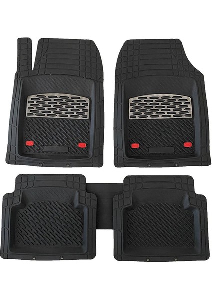 Citroen C4 Picasso Uyumlu Universal Derin Havuzlu Paspas Krom Karbon