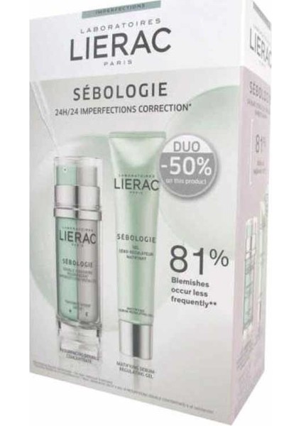 Sebologie Double Concentrate & Gel Yağlı Cilt Bakım Seti