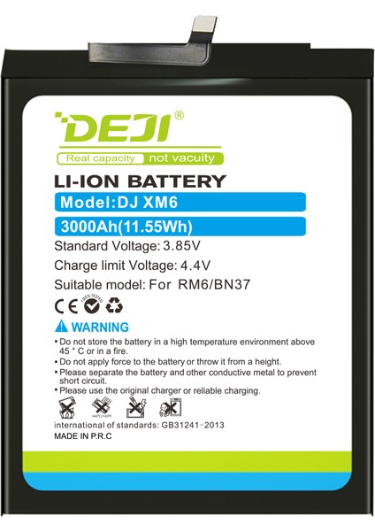 Xiaomi Redmi 6 / Redmi 6a Batarya Mucize Batarya / Bn37 fiyatları