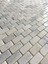 mosaic Eskitme Doğal Taş Dekorasyon Tuğla Desen Beyaz-Gri Mermer Duvar Kaplama Fileli Mozaik 2,3x4,8 cm 3