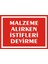 Malzeme Alırken İstifleri Devirme Galvaniz Uyarı Levhası 17,5 x 25 cm 1