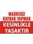 Maskesiz Kaynak Yapmak Kesinlikle Yasaktır Galvaniz Uyarı Levhası 17,5 x 25 cm 1
