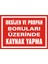 Oksijen ve Propan Boruları Üzerinde Kaynak Yapma Galvaniz Uyarı Levhası 17,5 x 25 cm 1